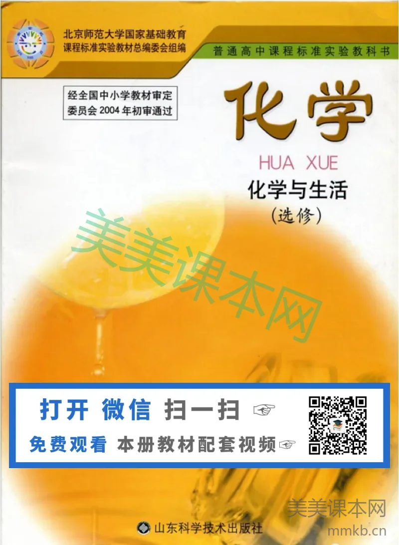 鲁科版高中化学选修1-化学与生活2003课标版